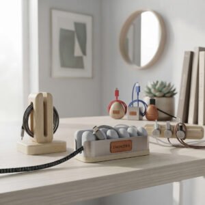 EMINORA Desk Cable Clip - Pack of 6