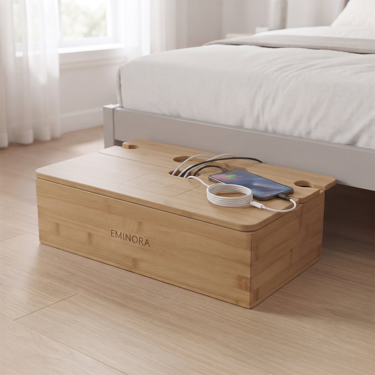 EMINORA Cable Storage Box - Pack of 2