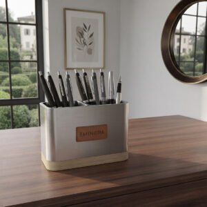 EMINORA Compartment Pen Holder - Pack of 3