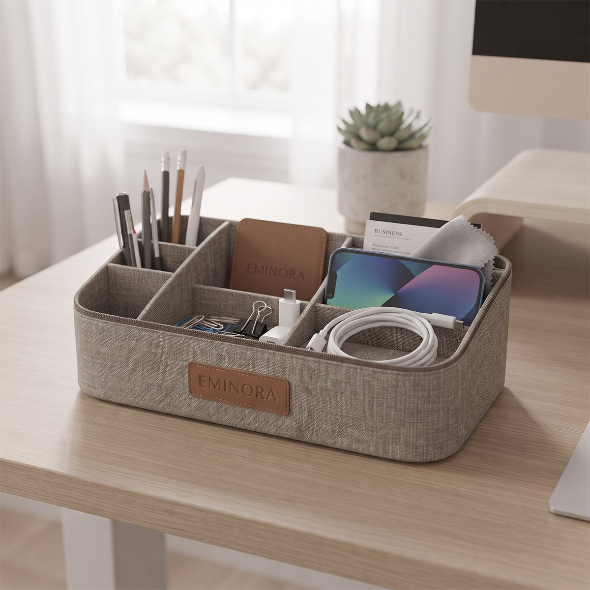 EMINORA Desktop Essentials Organizer - Pack of 2
