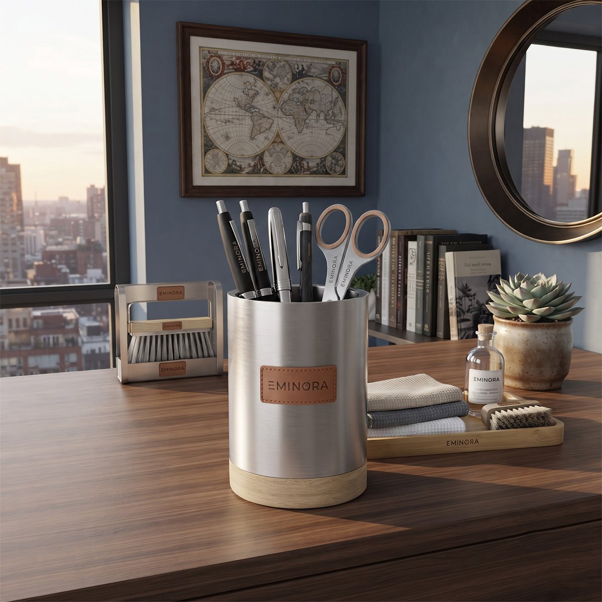 EMINORA Desktop Pen Cup - Pack of 4