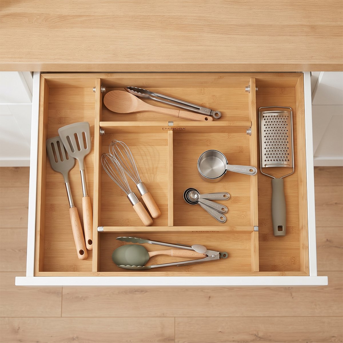 EMINORA Drawer Divider Organizer - Pack of 3