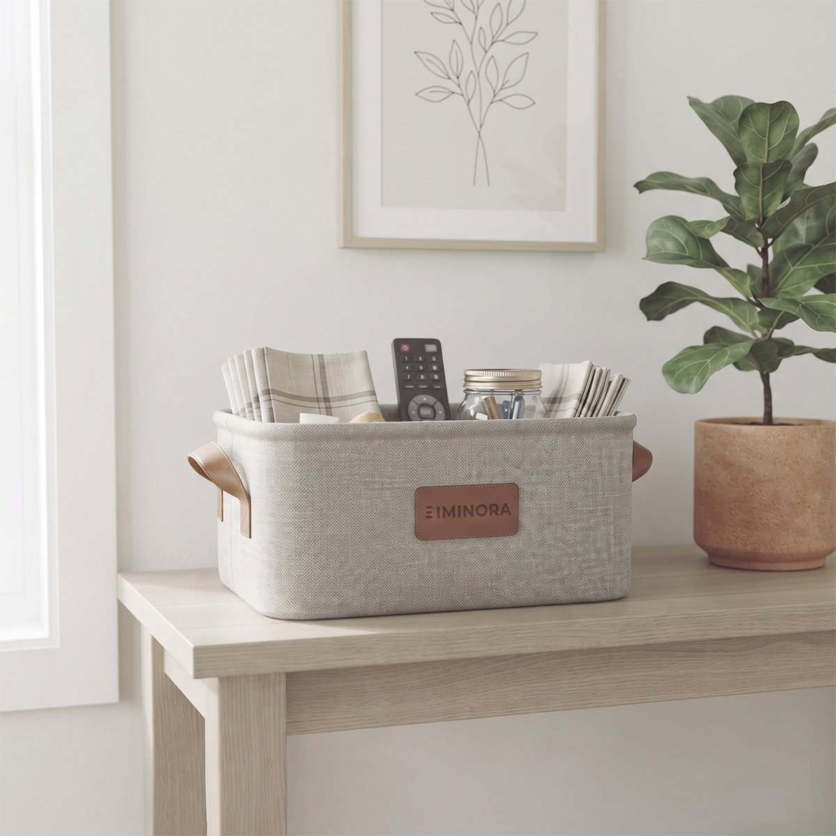 EMINORA Household Storage Basket - Pack of 2